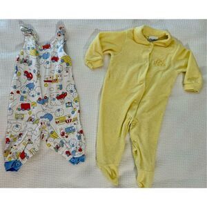 Vintage Carters Baby Unisex 2 Piece Bundle Made in the USA